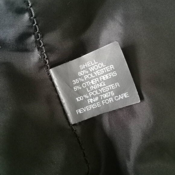 Michael Kors Wool Blend Collared Zip Front Coat - Picture 8 of 10